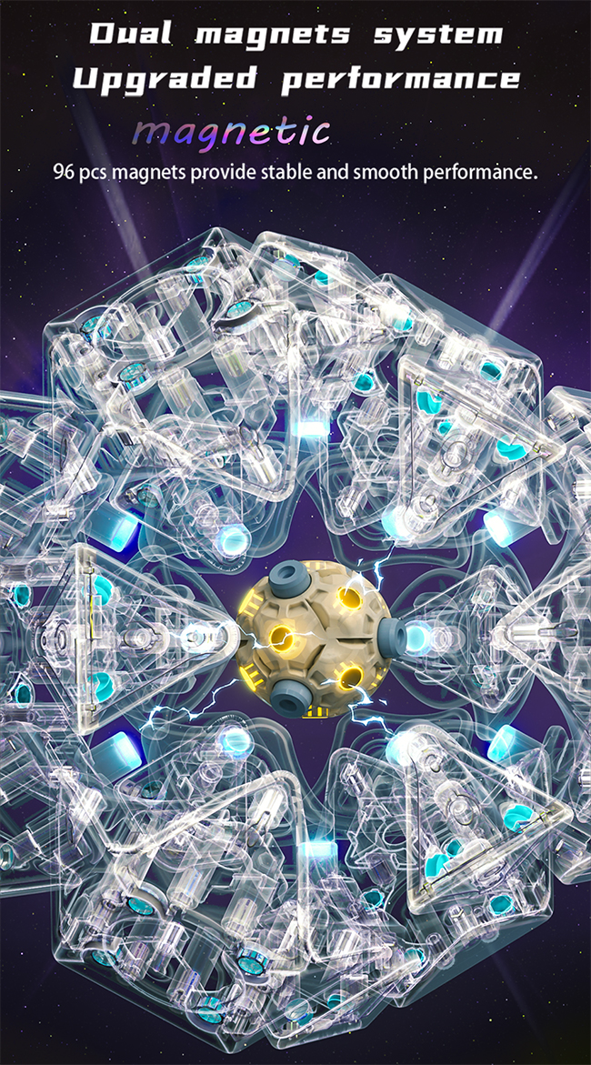 DianSheng CTO Corner Turning Octahedron Core-Magnetic Transparent